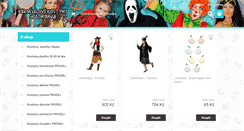 Desktop Screenshot of karnevaly-pujcovna.cz